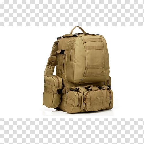 MOLLE Backpack Hiking Military Duffel Bags, backpack transparent background PNG clipart