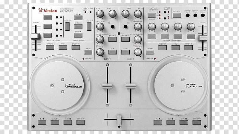 Audio Korg Kaoss Pad Vestax Disc jockey DJ controller, vestax controller transparent background PNG clipart