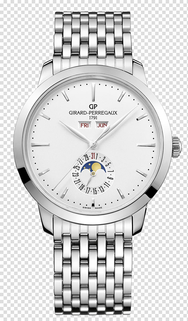 Girard-Perregaux Chronometer watch Clothing Steel, watch transparent background PNG clipart