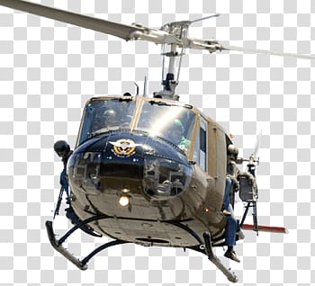 gray bell uh-1 iroquois, Flying Helicopter transparent background PNG clipart