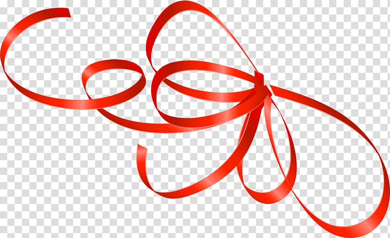 Red Ribbon, Beautiful red bow tie transparent background PNG clipart