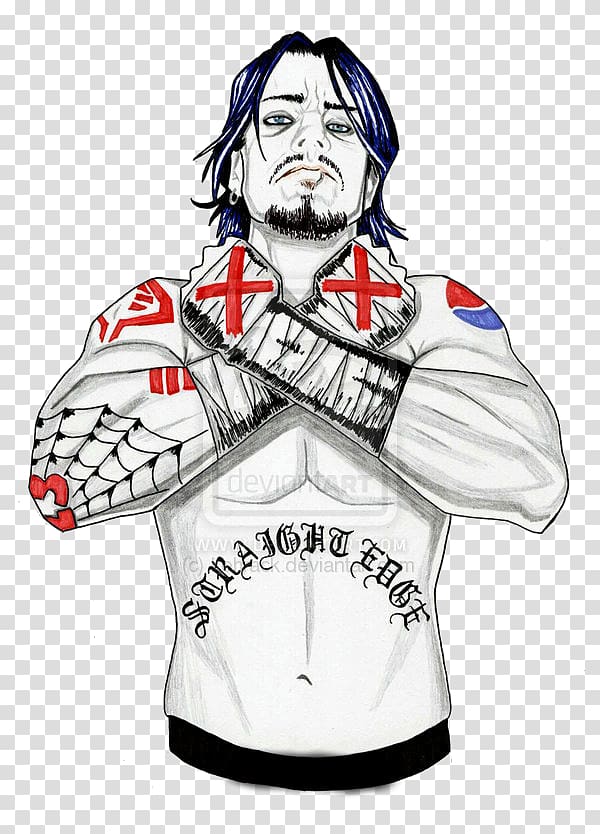 SummerSlam Cartoon Drawing WWE, cm punk transparent background PNG clipart