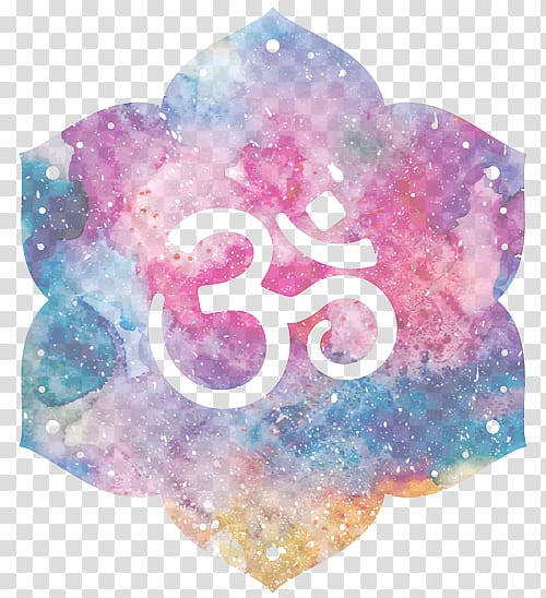 om symbol, Nāda yoga Lotus position Om, Yoga transparent background PNG clipart