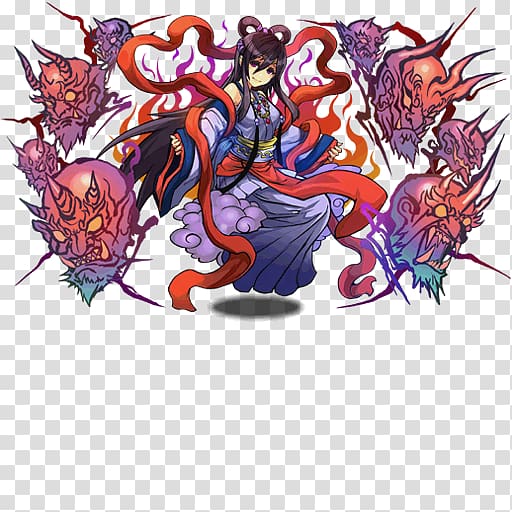 Monster 2ちゃんねる Izanami Dragon, Puzzle And Dragons transparent background PNG clipart