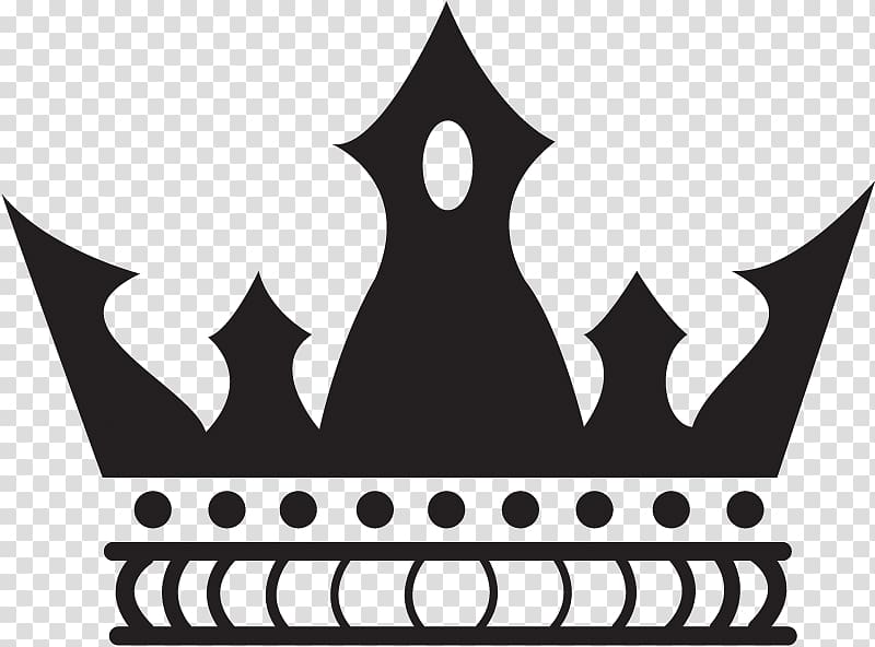 Black and white Imperial crown, others transparent background PNG clipart