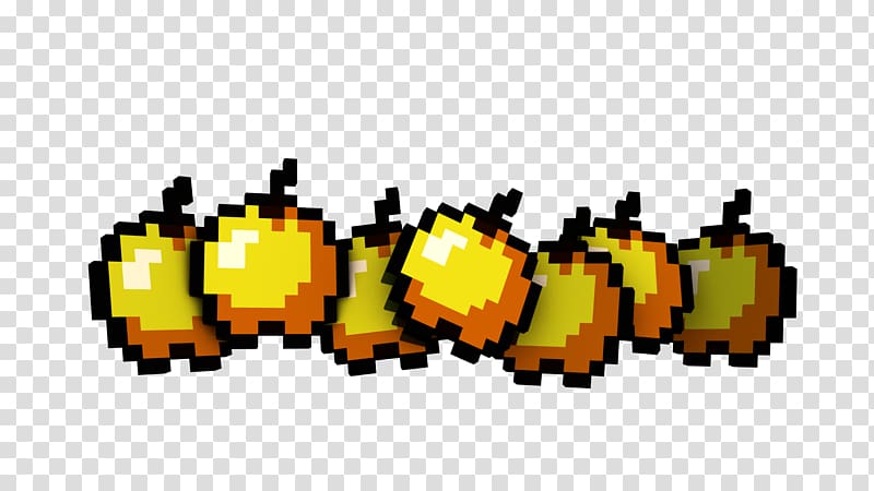 round yellow fruit illustration, Minecraft Video game Golden apple Computer Servers, Minecraft transparent background PNG clipart