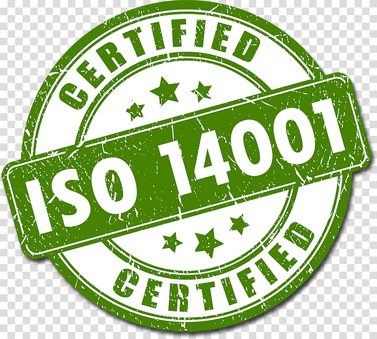 Iso 14001 certified golden label Royalty Free Vector Image