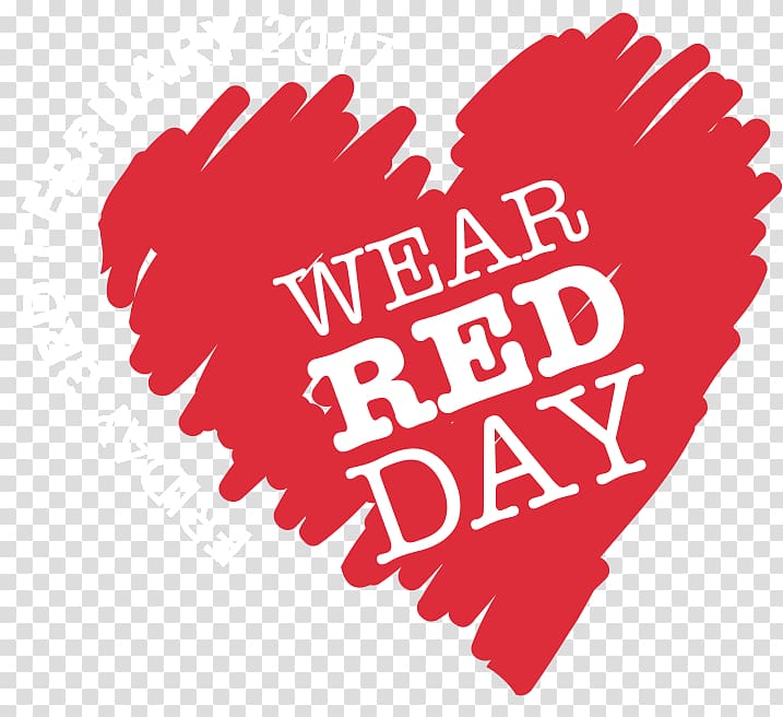 Wear Red Day 2018 National Wear Red Day Children\'s Heart Surgery Fund Cardiovascular disease, women day transparent background PNG clipart
