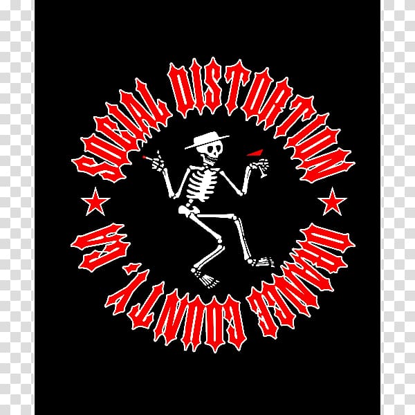 Concert T-shirt Social Distortion Punk rock, distortion transparent background PNG clipart