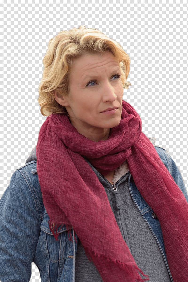 Alexandra Lamy Sticker Wool, scarf transparent background PNG clipart