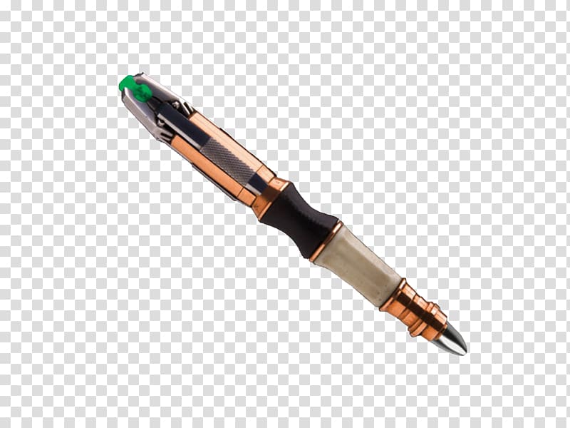 Eleventh Doctor Tenth Doctor Sonic screwdriver Pen, screwdriver transparent background PNG clipart