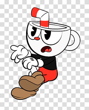 Cuphead Clipart Main Character in Cupheadshow (Instant Download