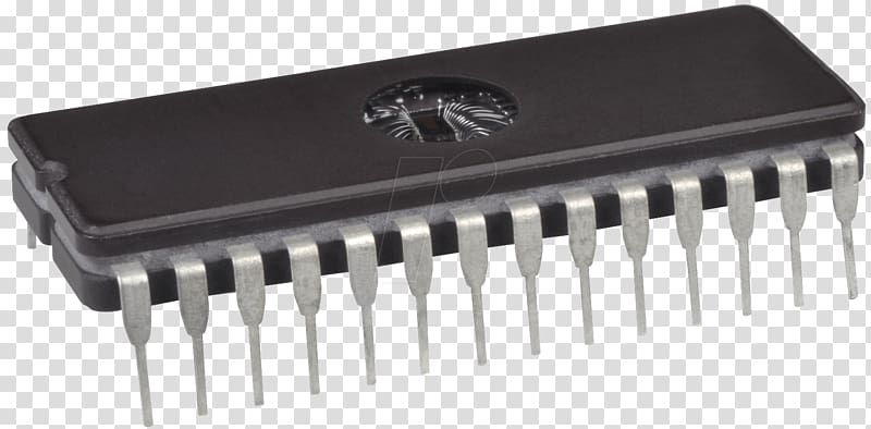 Transistor Integrated Circuits & Chips Electronics EPROM Microcontroller, dil transparent background PNG clipart