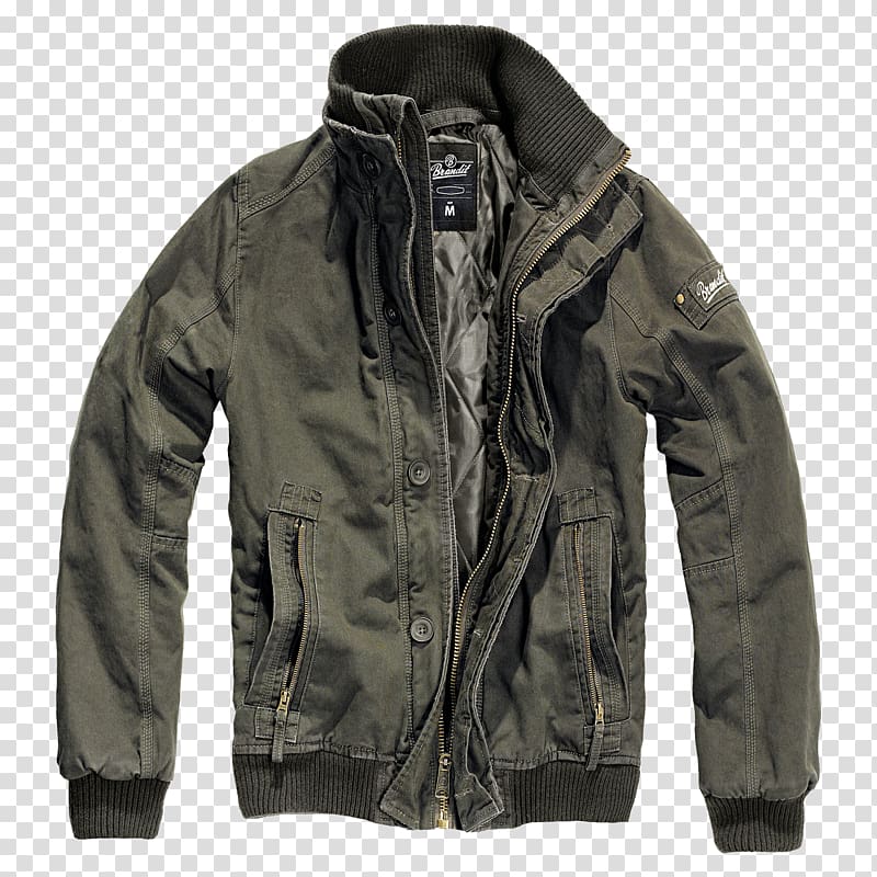 M-1965 field jacket Leather jacket Collar Lining, jacket transparent background PNG clipart