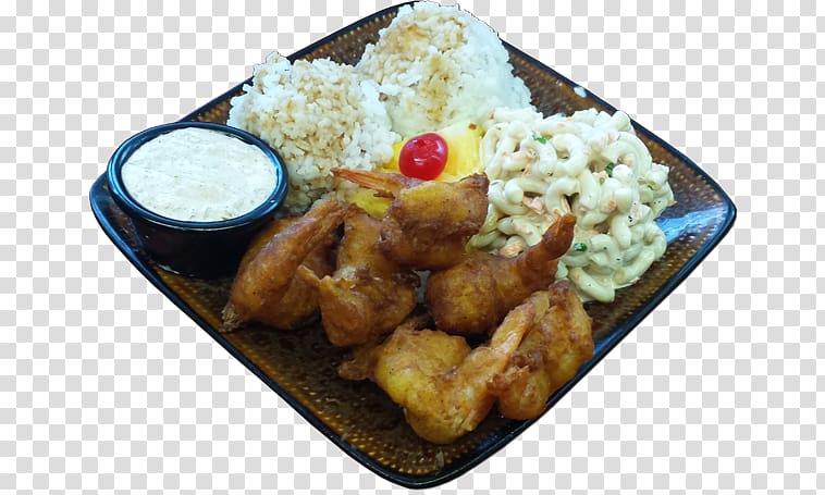 Karaage Bento Tempura Fried chicken Lunch, fried prawns transparent background PNG clipart