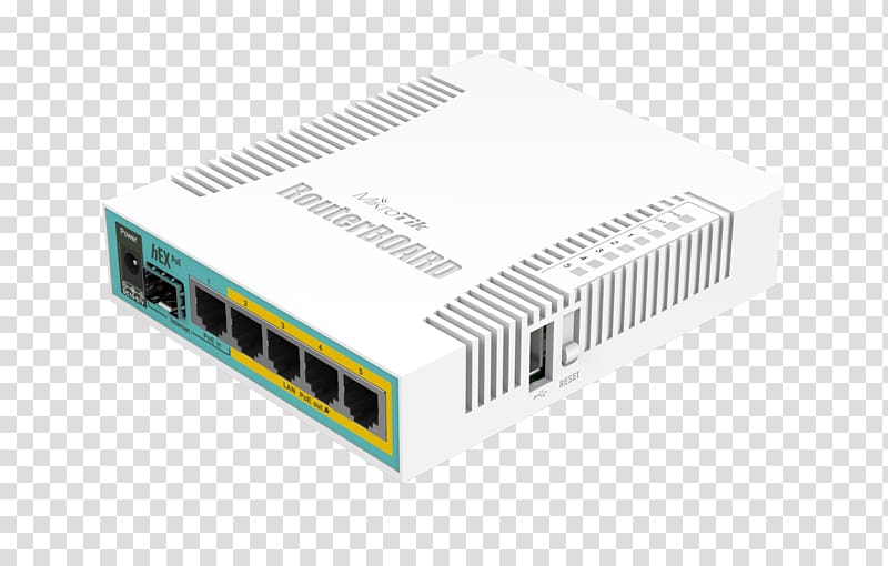 Power over Ethernet MikroTik RouterBOARD Gigabit Ethernet, USB transparent background PNG clipart