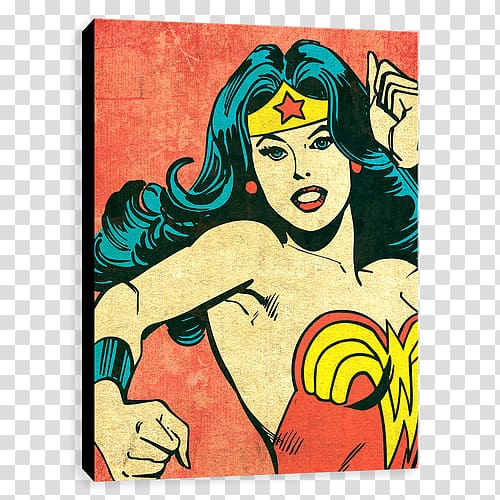 Wonder Woman Batman Superwoman Pop art, Wonder Woman transparent background PNG clipart