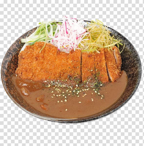 Katsudon Tonkatsu Japanese Cuisine Japanese curry Donburi, curry transparent background PNG clipart