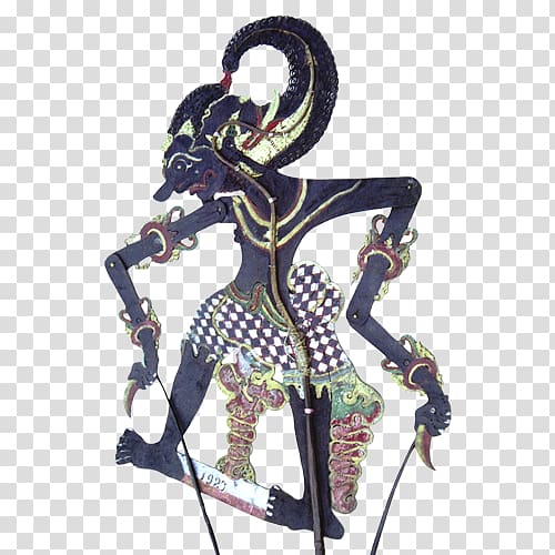 Wayang Shadow play Java Puppet Bhima, Wayang kulit transparent background PNG clipart