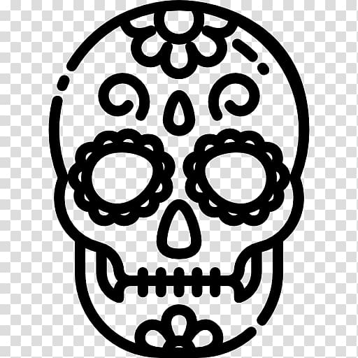 La Calavera Catrina Mexican cuisine Computer Icons , Skull mexico transparent background PNG clipart