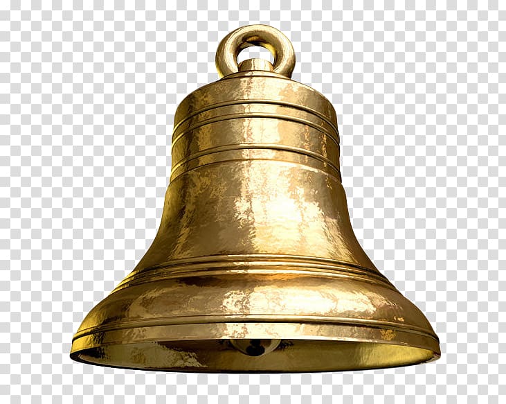Brass bell, Bell , Bell transparent background PNG clipart