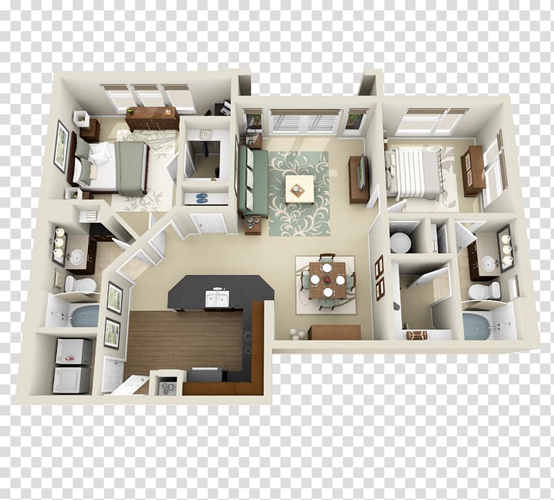Floor plan Metro 808 Apartments Bedroom House, bed transparent background PNG clipart