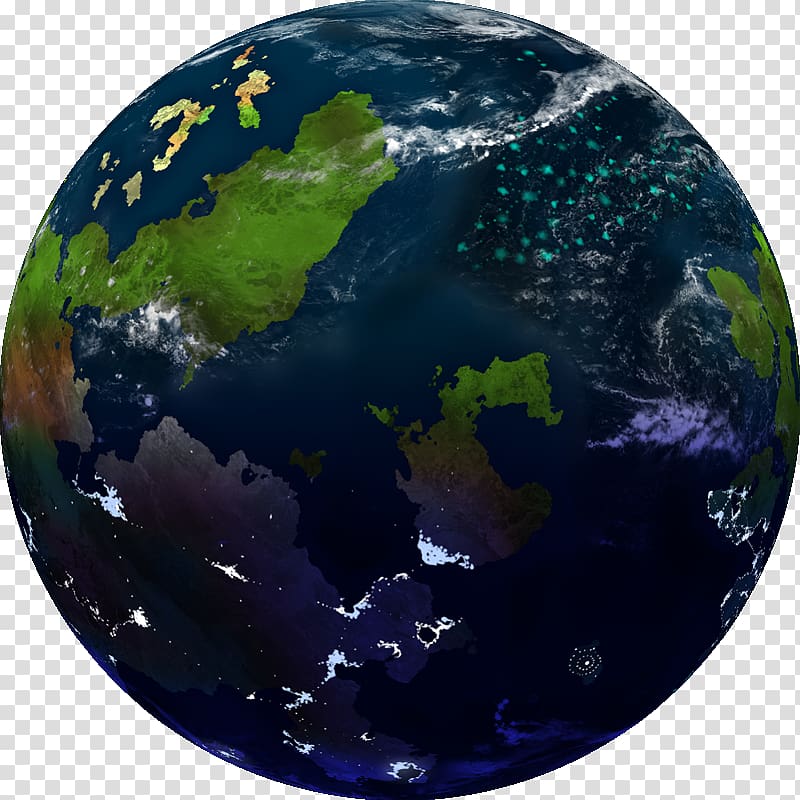 Globe World map Earth, fantasy world transparent background PNG clipart