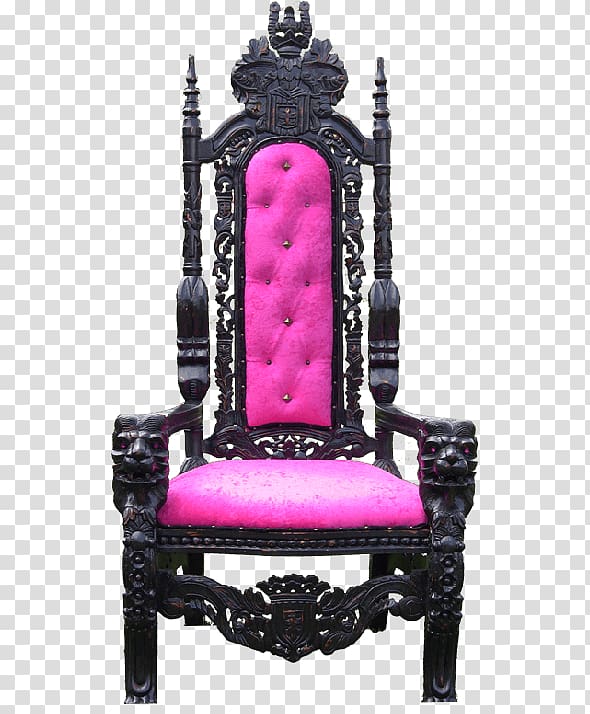 Throne Morris chair Coronation Chair Recliner, throne transparent background PNG clipart