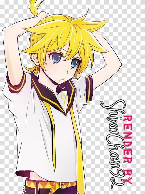 Kagamine Rin/Len Rendering Vocaloid 2 RenderMan, others transparent background PNG clipart