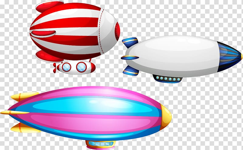 Blimp Illustration, rocket material transparent background PNG clipart