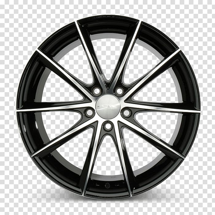 gray multi-spoke vehicle wheel, Wheel Rim Silver Front transparent background PNG clipart