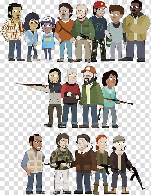 Shane Walsh Rick Grimes Daryl Dixon Lori Grimes Beth Greene, the walking dead clementine transparent background PNG clipart