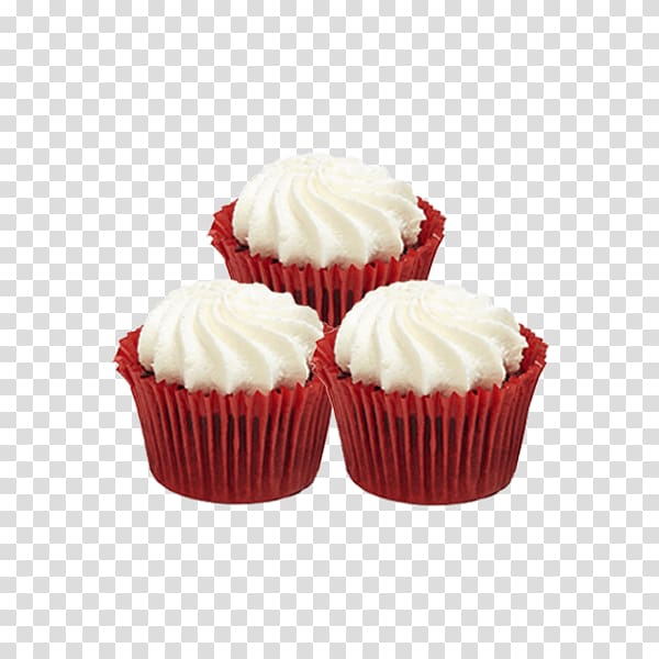 Cupcake Red velvet cake Birthday cake Buttercream Cream cheese, red velvet cupcake transparent background PNG clipart