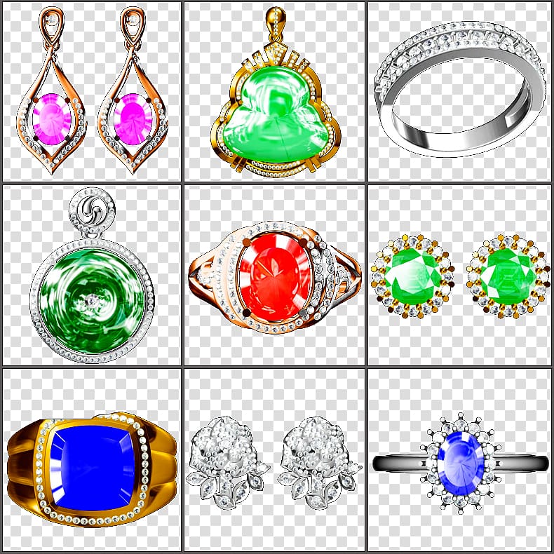 Earring Gemstone Jewellery, Gorgeous Jewelry Collection transparent background PNG clipart