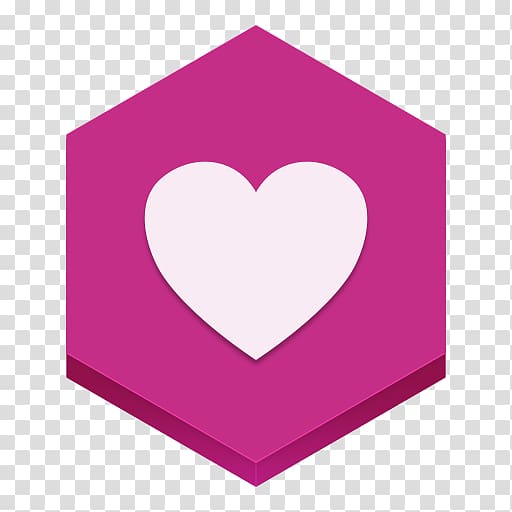 hexagonal purple frame white heart inside logo, pink heart love purple, Dating site transparent background PNG clipart