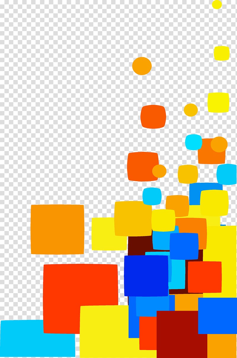 abstract painting, Geometry Abstraction Software, Colorful squares transparent background PNG clipart