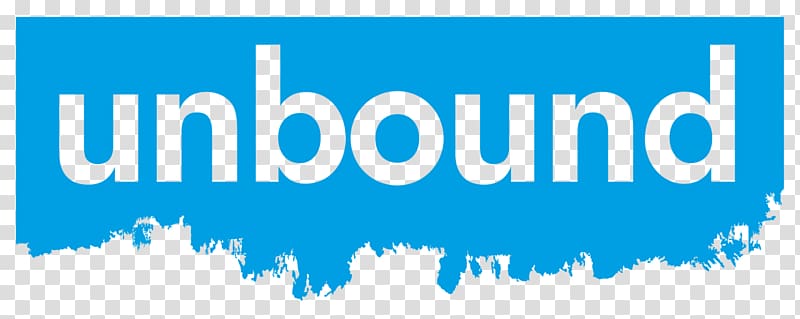 blue Unbound logo, Unbound Live Logo transparent background PNG clipart
