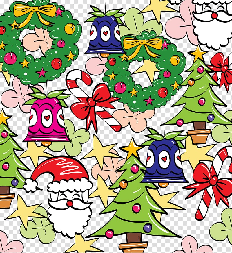 Christmas Pattern, Japanese textile pattern transparent background PNG clipart