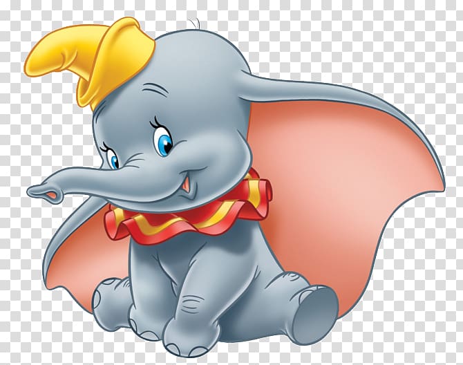 Dumbo illustration, Princess Jasmine Mickey Mouse Rapunzel Minnie Mouse The Walt Disney Company, elephant transparent background PNG clipart
