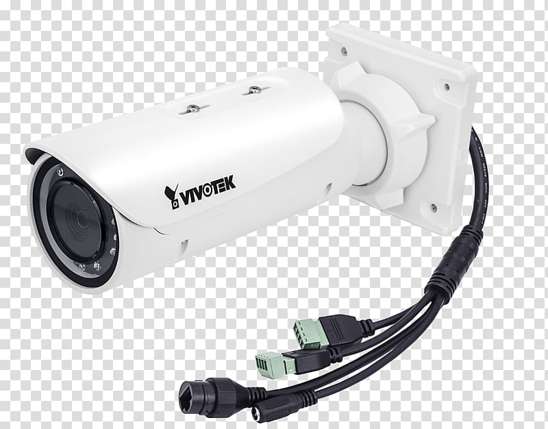 H.265 (HEVC) 5-Megapixel Outdoor Bullet Network Camera IB9381-HT Vivotek IB836BA-HT Vivotek IB836B-HT IP Camera, Camera transparent background PNG clipart