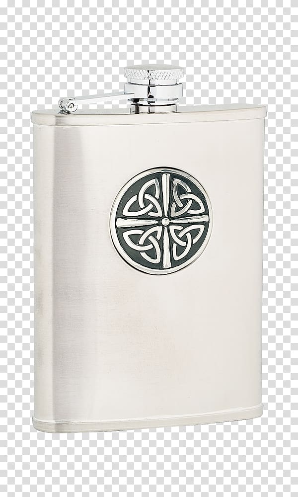 Flasks Stainless steel Brushed metal Celtic knot, stainless steel flask transparent background PNG clipart