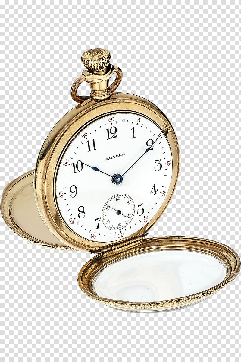 Waltham Watch Company Pocket watch Clock, waltham pocket watch transparent background PNG clipart