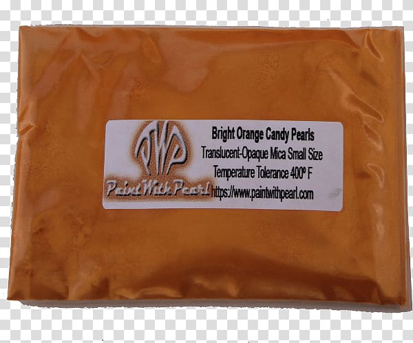Orange Pearlescent coating Color Pigment, color powder spray effect transparent background PNG clipart