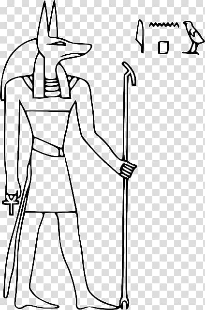 Ancient Egypt Anubis Egyptian hieroglyphs, egito transparent background PNG clipart