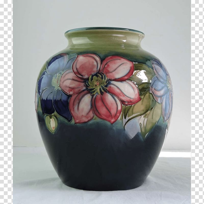 Vase Ceramic Pottery Moorcroft Satsuma ware, vase transparent background PNG clipart
