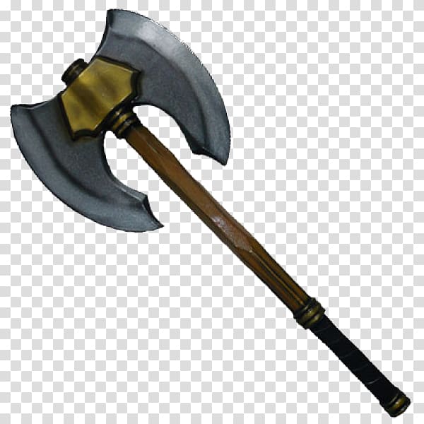 double sided axe transparent image