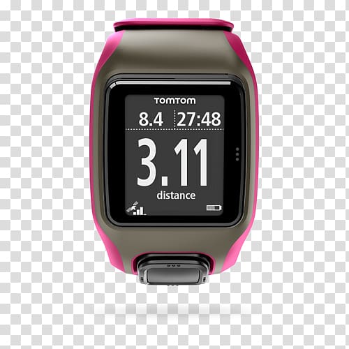 Smartwatch GPS Navigation Systems TomTom France, watch transparent background PNG clipart