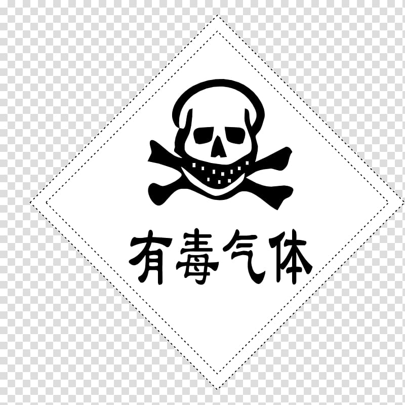 Toxic gas signs transparent background PNG clipart
