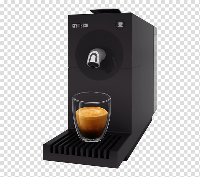 black Cremesso espresso machine, Cremesso Coffee Machine transparent background PNG clipart