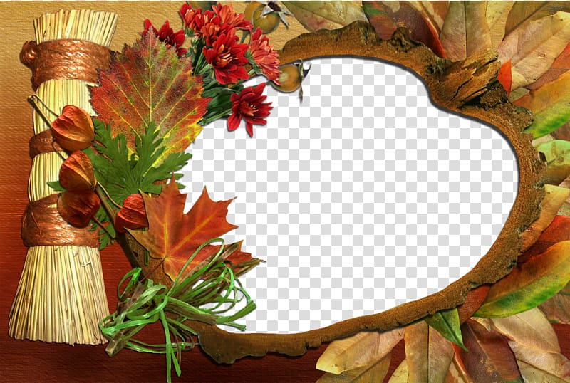 Frames Encapsulated PostScript, autumn leaves transparent background PNG clipart